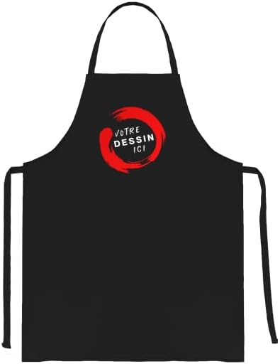 Tablier Personnalisé Homme Femme avec ou sans Poche - Tablier Barbecue Homme Personnalisé - Tablier De Cuisine Femme Cadeau Personnalisé - Tablier Cuisine Personnalisable