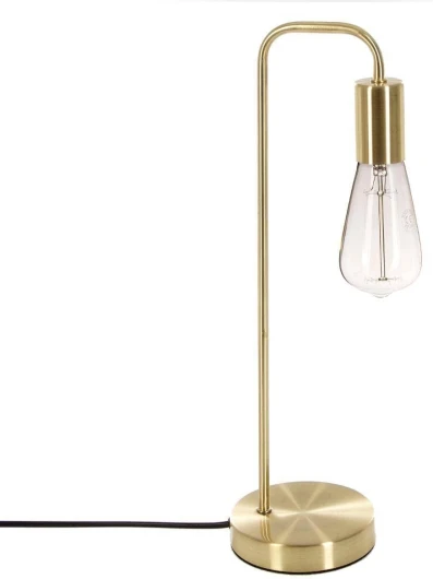 Atmosphera - Lampe Keli dorée - métal H45 cm