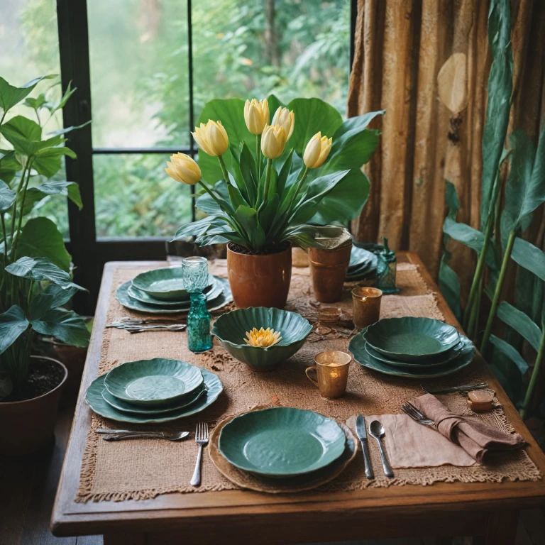 L'élégance intemporelle de la table nénuphar