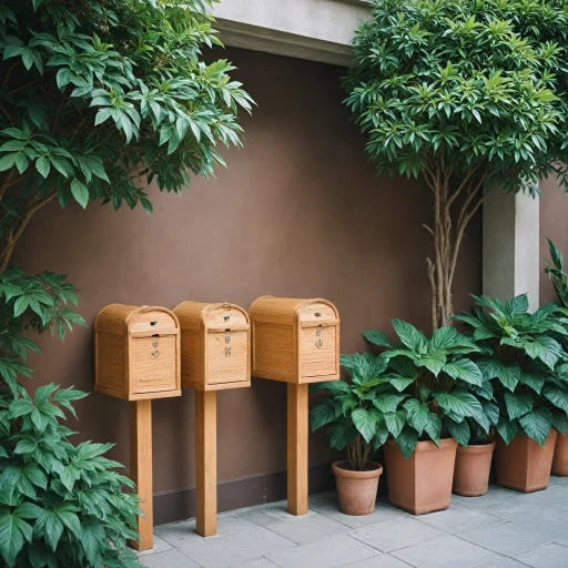 L'élégance des boîtes aux lettres en bois