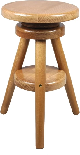 Tabouret à vis Solide Petit déjeuner Cuisine Nouveau hêtre (aulne)