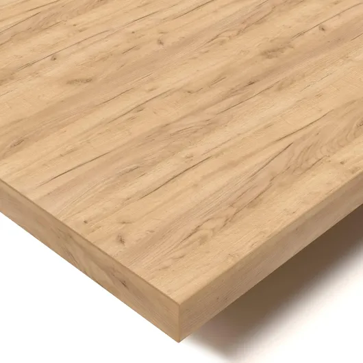 Plateau de Table ou de Cuisine, en Chêne Craft Or, 120 x 80 x 2,5 cm 120x80 Chêne Craft Or