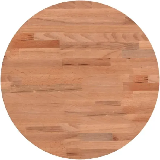 Dessus de Table, Plateau de Table de Remplacement, Dessus de Table Basse Salle de Séjour Intérieur, Ø40x2,5 cm Rond Bois Massif de Hêtre