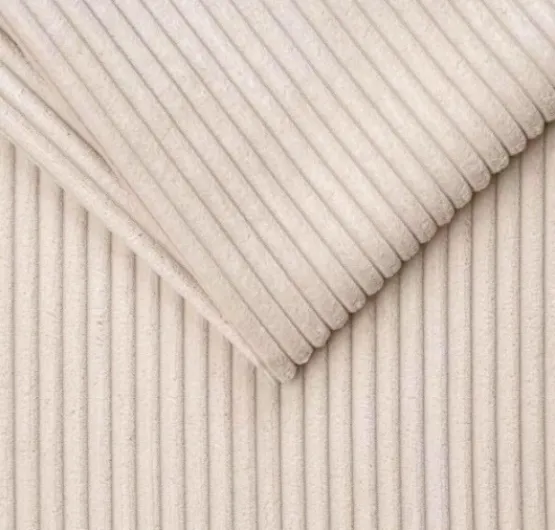 Tissu Velours Côtelé, Perle, 100 cm x 142 cm, Au Mètre, Tissus D'ameublement, Tissu Côtelé Épais, Material De Revêtement, Décoratif Pour Meubles Diy Canapé, Housses De Coussin, Vêtements