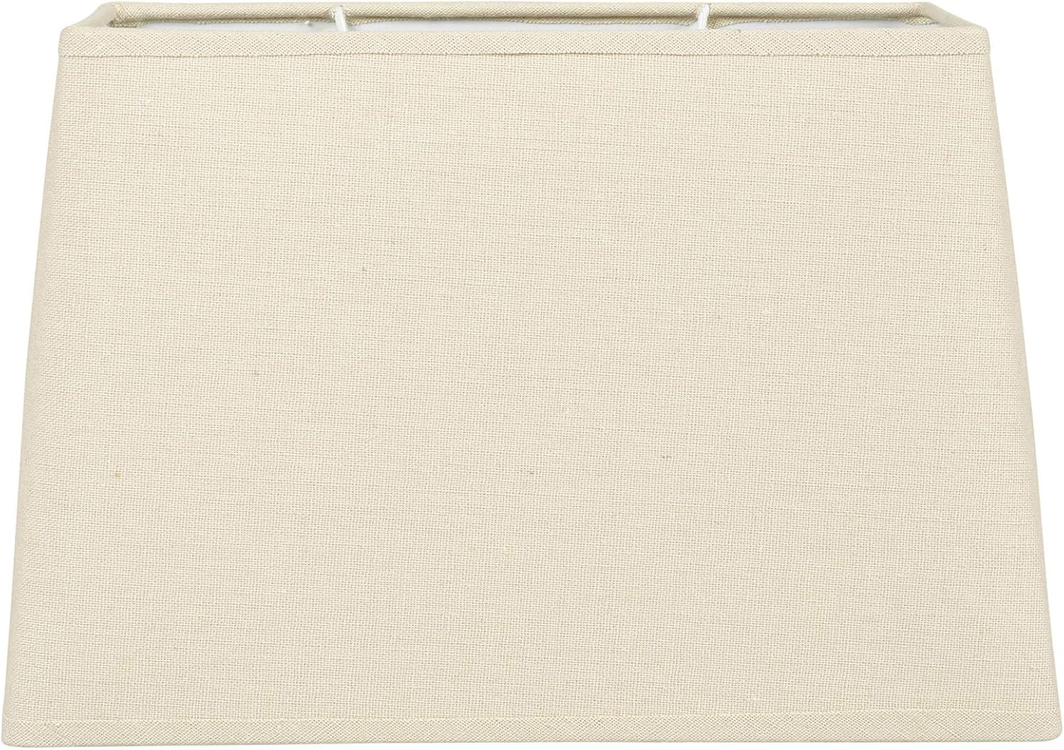 Abat-jour rectangulaire écru Rectangle Base 30 x 14,5 cm Ecru