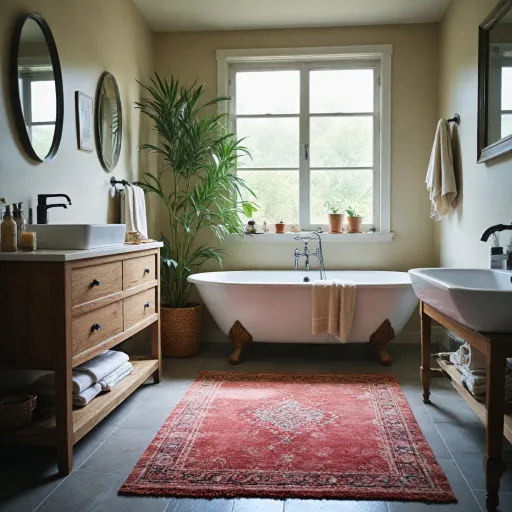 Transformez votre salle de bain avec des tapis élégants
