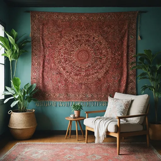 L'art des tapisseries ethniques dans le design mobilier