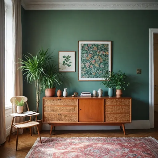 L'élégance intemporelle de l'enfilade scandinave vintage
