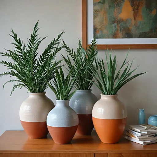 L'élégance des vases en céramique dans le design d'intérieur