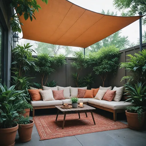 Les voiles d'ombrage : une touche design pour votre espace extérieur