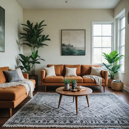 Comment intégrer un tapis berbère blanc et noir dans votre décoration