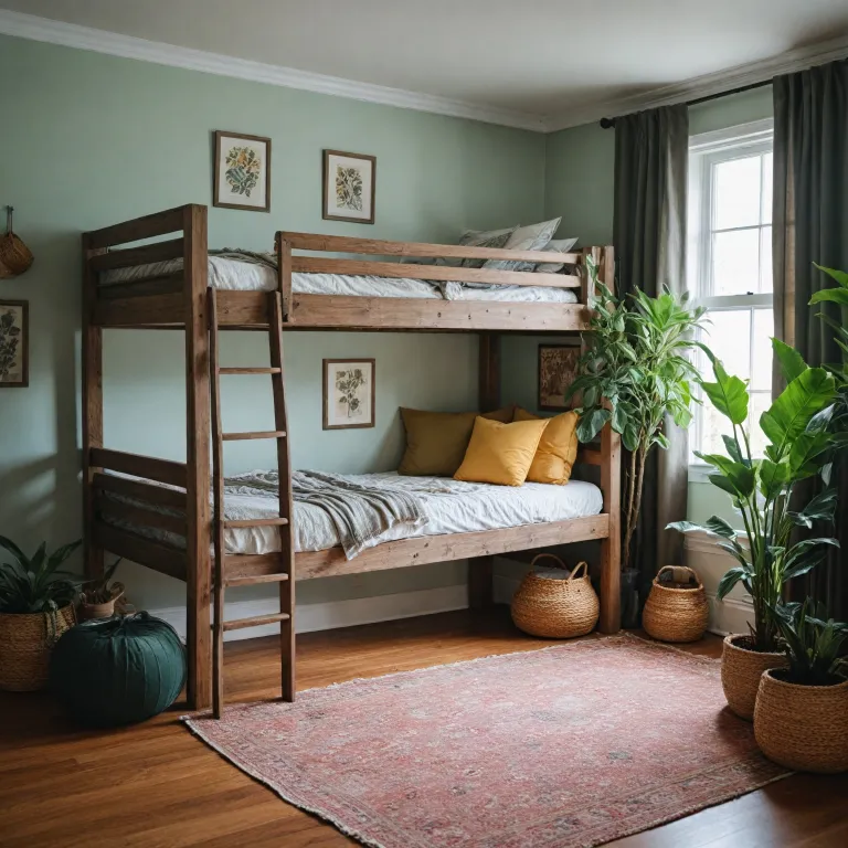 Comment optimiser l’espace avec un canapé lits superposés design