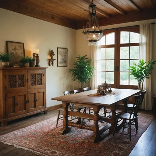 Pourquoi choisir une table en chêne massif style monastère pour votre intérieur ?