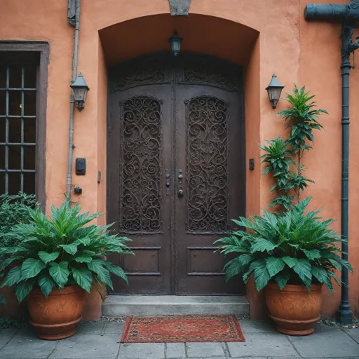 Sublimer son intérieur avec une porte en fer forgé : élégance et caractère