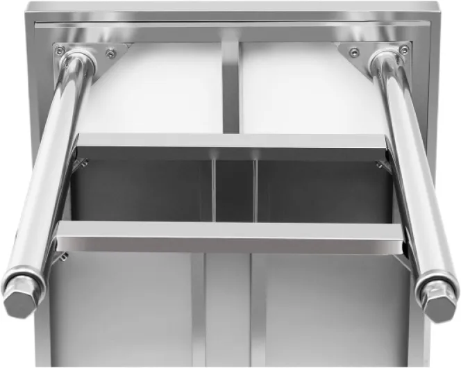Table De Travail en INOX Plan Cuisine Pro Professionnel Préparation Boucher Acier Inoxydable RCWT-120X60-3L-E (500 kg Max., 120 x 60 cm, 3 Niveaux, Pieds Réglables, INOX)