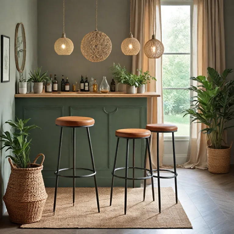 Tabouret de bar en cuir : élégance, confort et justesse des proportions