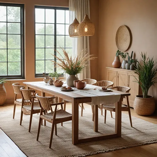 Une table sur mesure en bois pour sublimer la salle à manger
