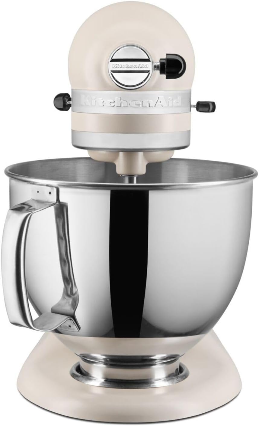 Robot Pâtissier - Artisan - Robot cuisine multifonctions à tête inclinable - Batteur avec 3 accessoires et Bol inox de 4,8 L - Milkshake