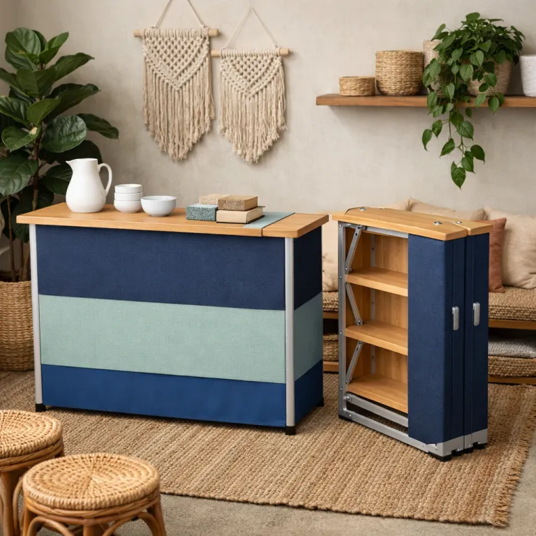 Choisir un comptoir pliant élégant et fonctionnel pour vos stands et événements