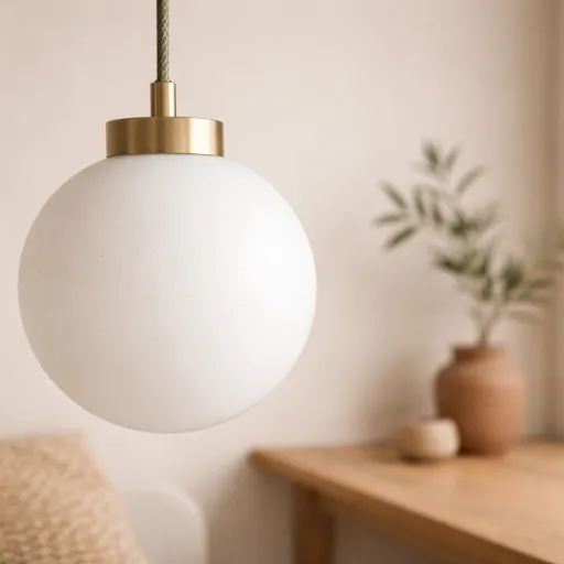 Suspension bauhaus en verre : une icône lumineuse pour les intérieurs contemporains