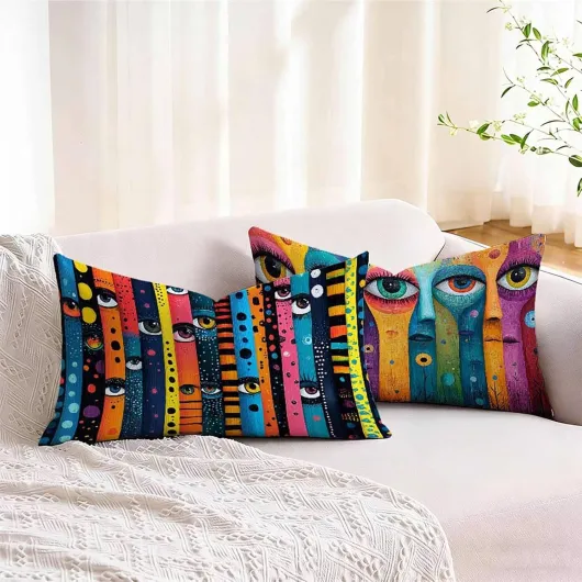 Taie D'Oreiller 30 x 60 cm Lot de 2, Housse de Coussin Couleur Taie Oreiller RêVe Coussin Rectangulaire Double Face Impermeable Design avec Fermeture Éclair Invisible, Decoration Chambre -zjn260214 Lin 60 x 30 cm (Lot de 2)