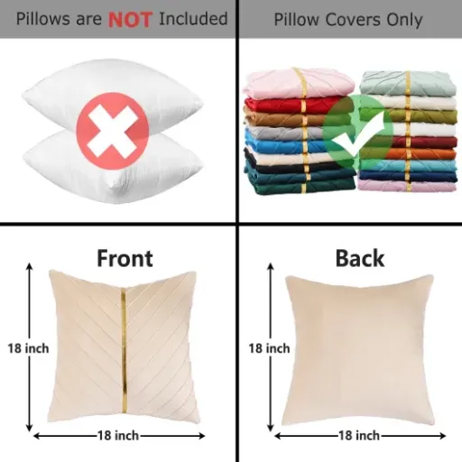 Test Tosleo Housses de coussin velours 45x45 : des coussins qui font propre sans exploser le budget