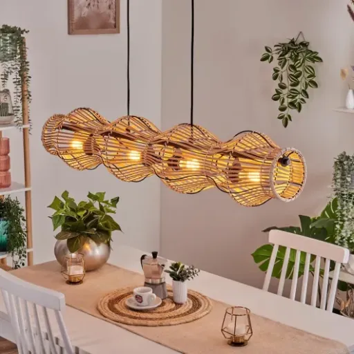 Test Suspension hofstein Cardeira : un look bambou sympa qui change tout au-dessus de la table