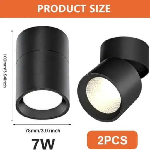 Test Plafonnier Spot LED 2 Pièces PORFOYO : des petits spots orientables qui font le job sans chichi