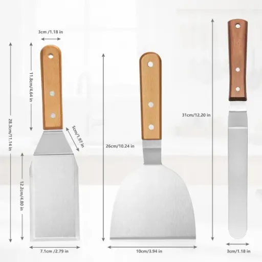 Test Set de 3 Spatules Plancha Elalove : le kit qui fait le job sans chichi