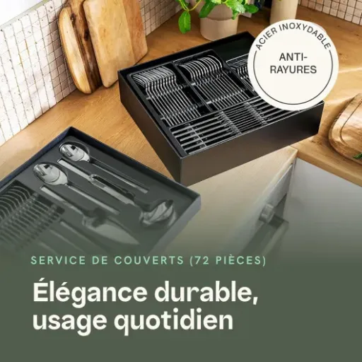 Test Berghoff Home Coffrets de table 72 pièces : le gros set de couverts qui fait le job pour la famille
