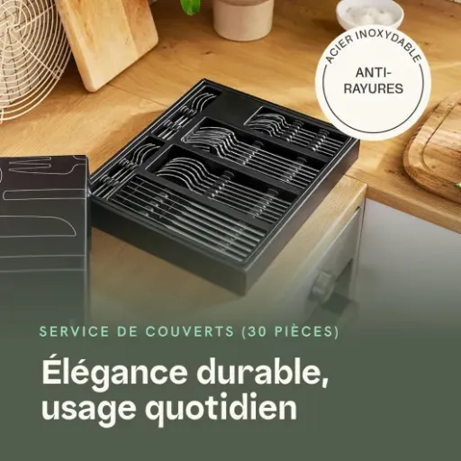 Test Berghoff Home Coffrets de table : une ménagère 30 pièces simple, propre et efficace pour le quotidien
