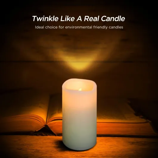 Hausware Bougies à LED Lot de 9(10cm 12,5cm 15cm 17,5cm 20cm 22,5cm) Bougies à piles à LED Bougies pilier avec télécommande et minuteur flamme vacillante Decoration Noël (Ivoire) Ivoire, Lot de 9