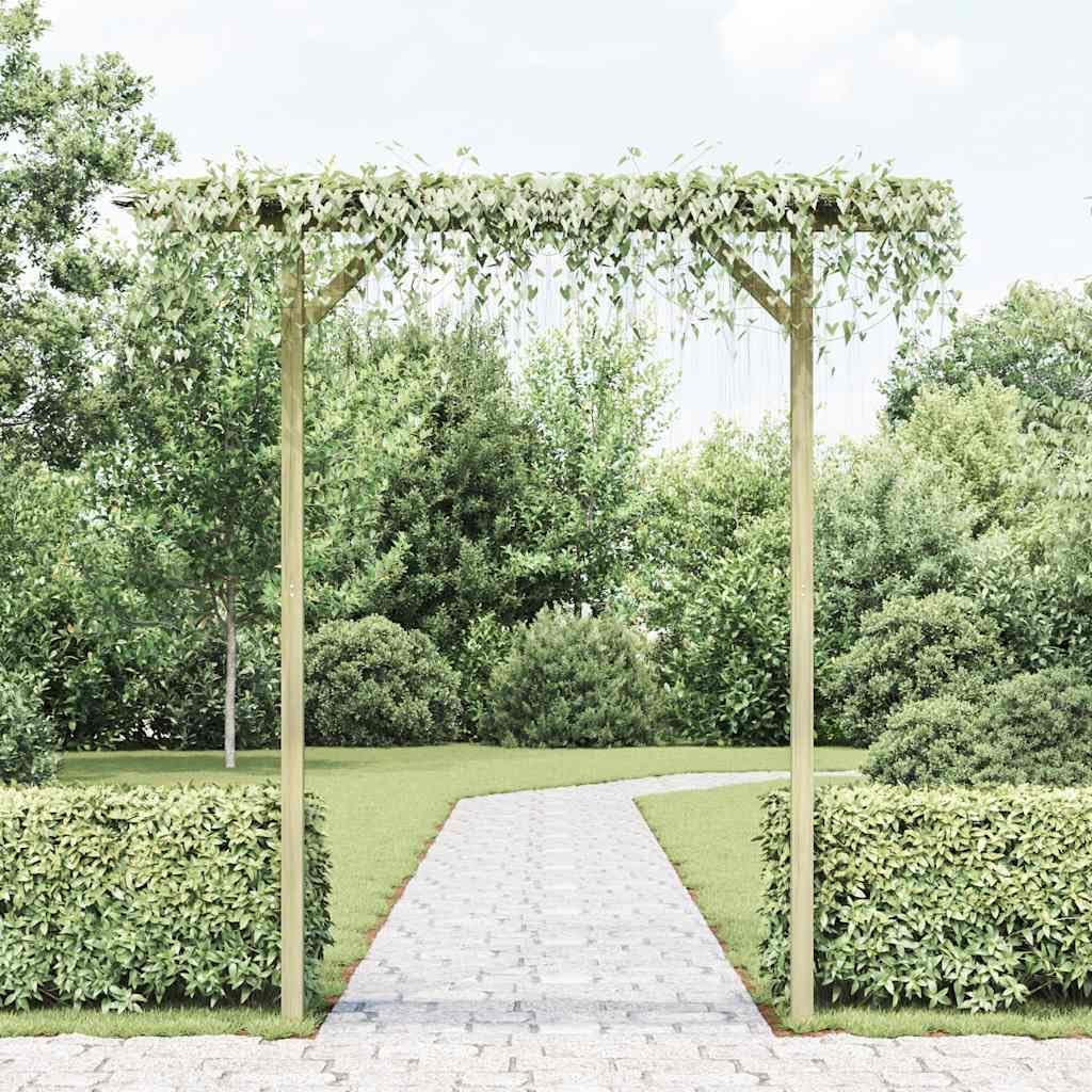 Bois Pergola de Jardin 200x40x205 cm Rosiers Plantes Grimpantes Voute 200 x 40 x 205 cm