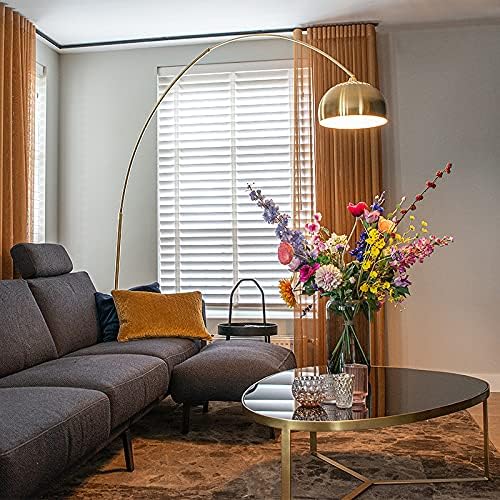 Qazqa xxl - Lampadaire - 1 lumière - H 2690 mm - Doré/Laiton - Moderne - éclairage intérieur - Salon I Chambre