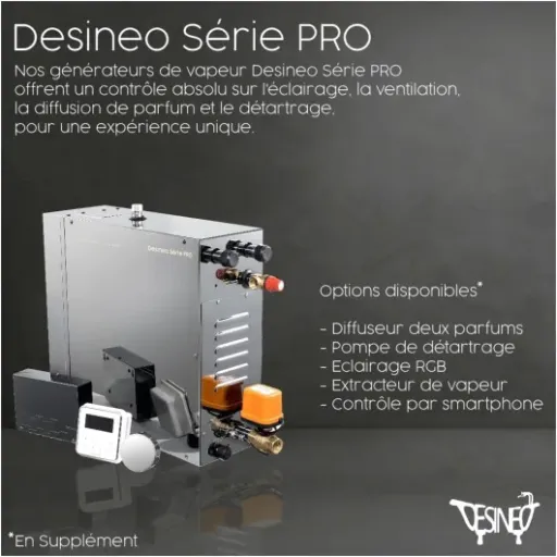 Test Desineo 4 kW Premium : le générateur de vapeur qui fait le job pour un hammam maison