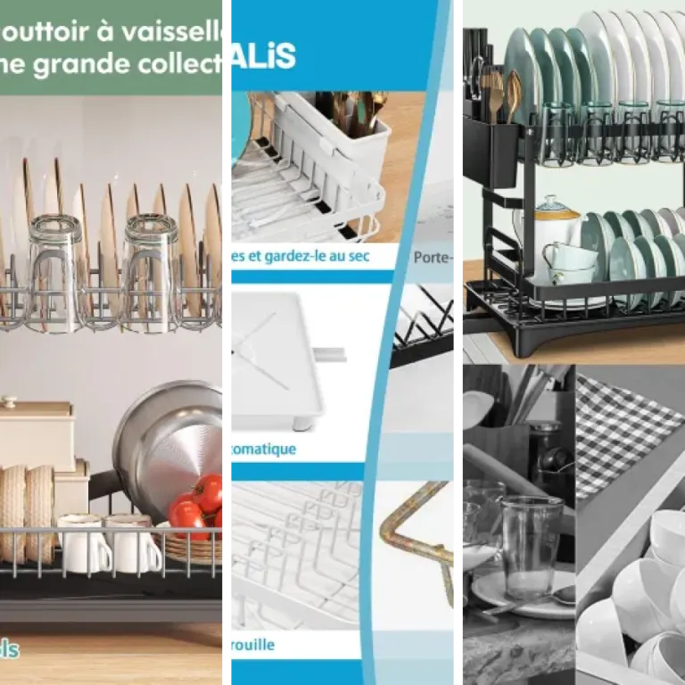 Top 5 des meilleurs égouttoirs pour vaisselle (2026)