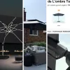 Classement des 7 meilleurs parasols déportés (2026)