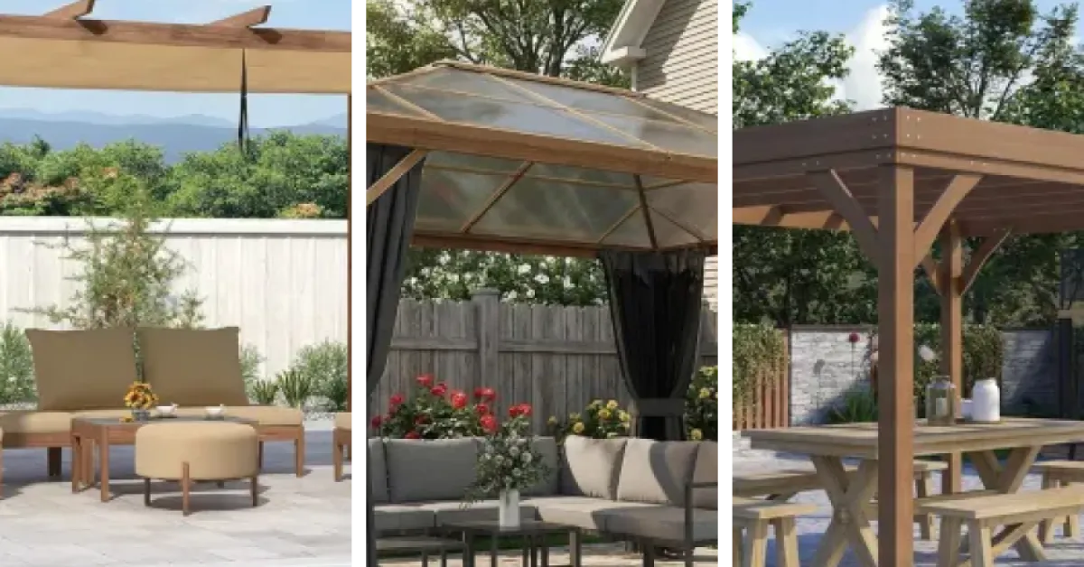 Top 5 des meilleurs pergolas en bois (avril 2026)