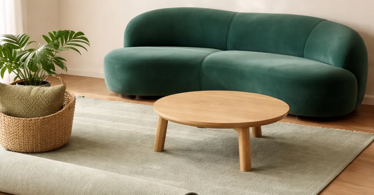 Courbes, volumes, rondeur : ce que le mobilier organique change dans un salon