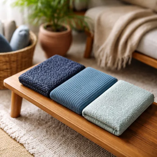 Bouclette, velours côtelé, lin brut : décrypter les matières textiles avant d'acheter