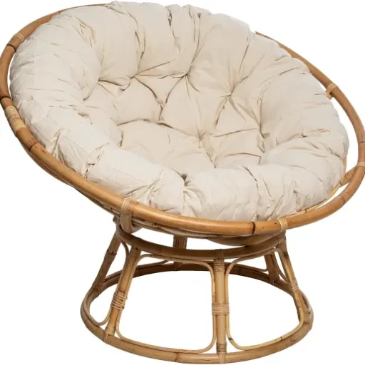 Test Fauteuil Papasan Atmosphera Seram : le gros fauteuil en rotin qui donne envie de chiller