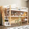 Test Merax Lit Mezzanine 90x200 : un vrai coin chambre + bureau pour enfant sans exploser le budget