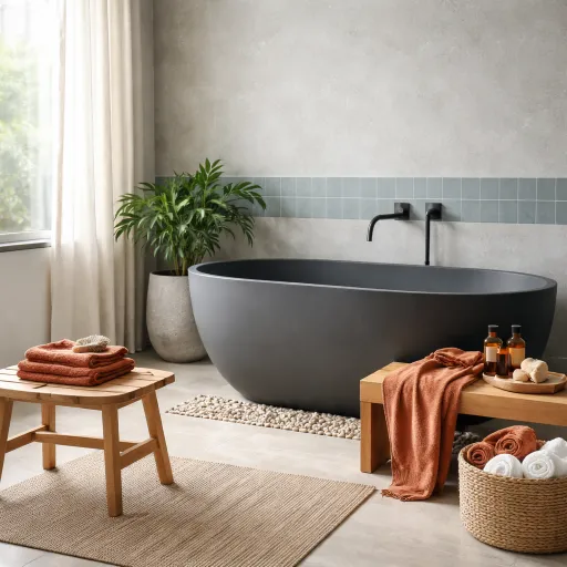 Salle de bain spa : créer une atmosphère thermale sans casser les murs