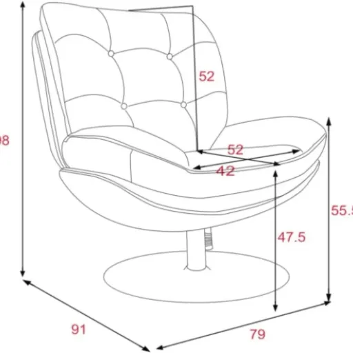 Test AMADEUS Fauteuil pivotant Magnum Bleu : le fauteuil qui mise surtout sur le confort et le look