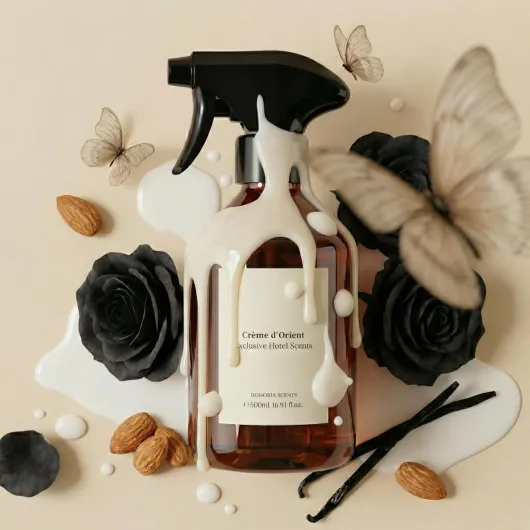 Spray d'ambiance floral Hotel Scents Air Spray 500 ml - Parfum d'ambiance pour Boutique Hotel Feeling - Désodorisant Home Perfume (Crème d'Orient) (Crème d'Orient)