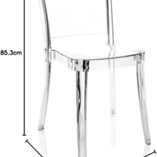 Test Lucienne - Chaise Transparente Polycarbonate : des chaises qui font le job sans ruiner la pièce