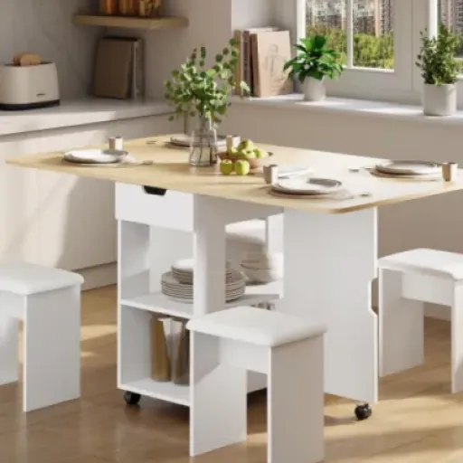 Test Mondeer Ensemble Table à Manger Pliable : la table qui sauve les petits salons sans exploser le budget