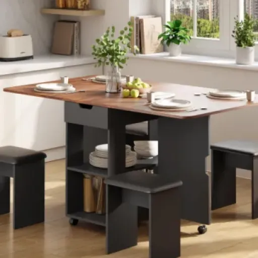 Test Mondeer Ensemble Table à Manger Pliable : la table qui sauve les petits espaces sans se ruiner