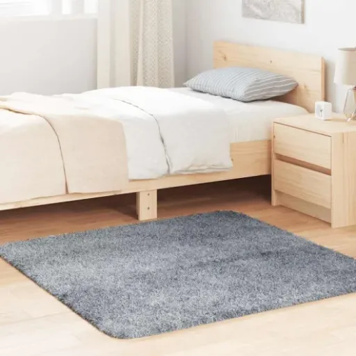 Test Tapis shaggy NAVARRA 120x120 : un tapis doux qui fait le job sans chichi