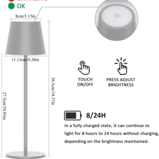 Test K-Bright lampe de Table à LED : la petite lampe sans fil qui simplifie les soirées dedans/dehors